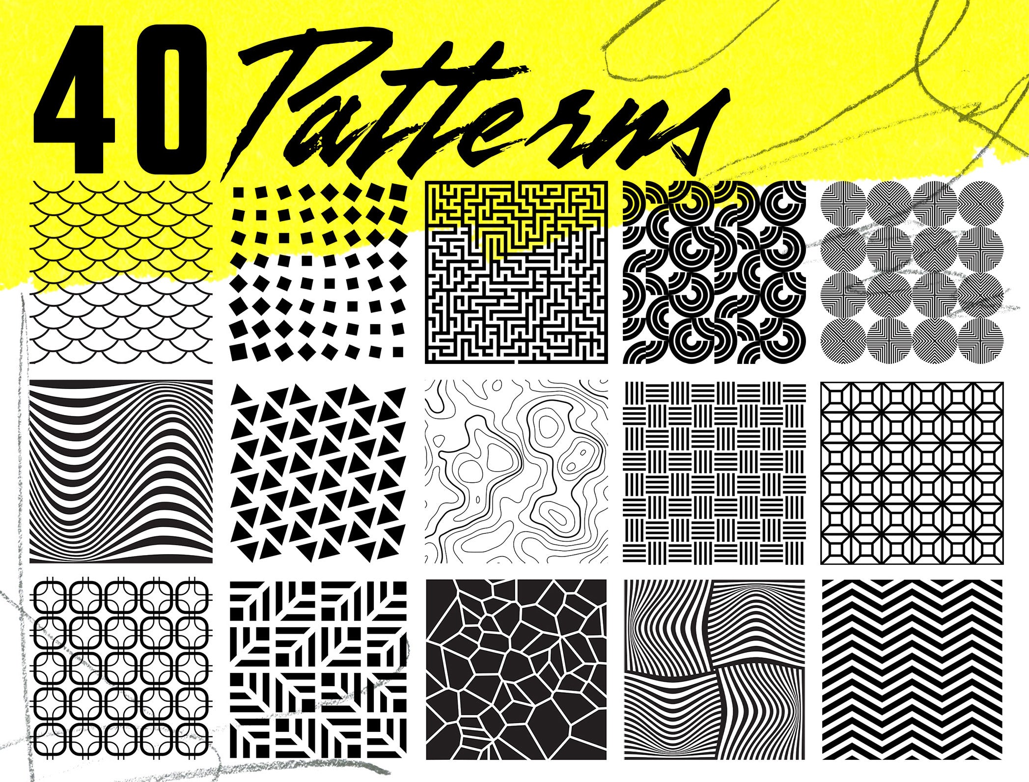 Flash Stamps - Geometric Stamps & Patterns - Tattoo Smart