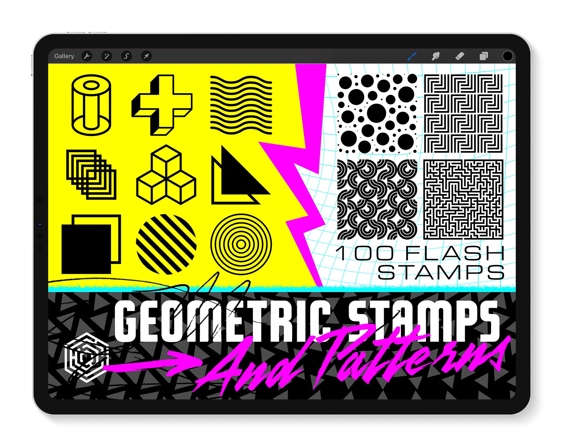 Flash Stamps - Geometric Stamps & Patterns - Tattoo Smart