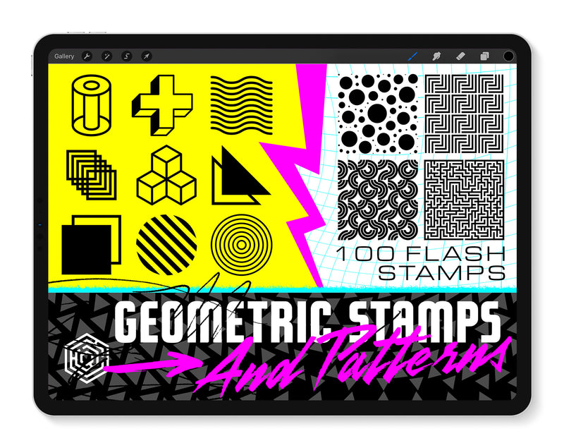 Flash Stamps - Geometric Stamps & Patterns - Tattoo Smart