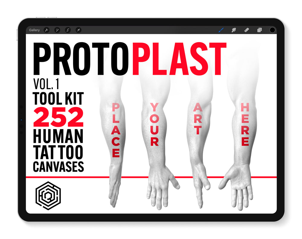 Tool Kit - Procreate Mega-Set: Protoplast Vol. 1 - Tattoo Smart