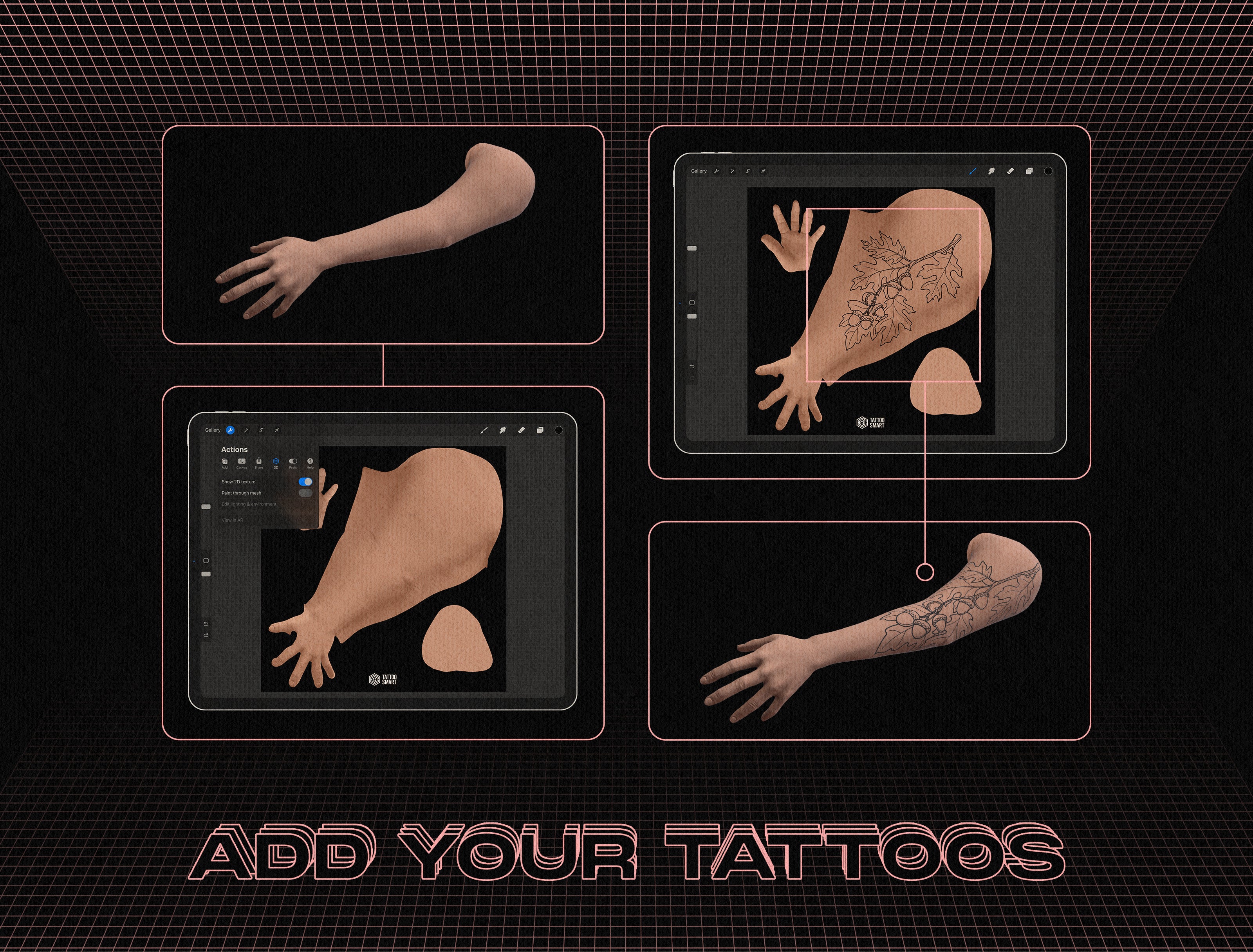 Norma | Tattoo 3D Model for Procreate