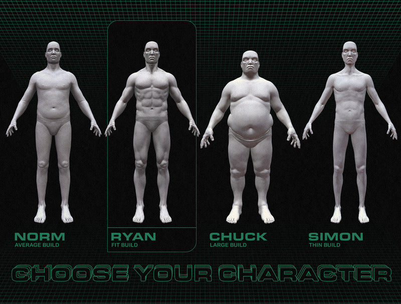 3D Model - Model Humans: Ryan - Tattoo Smart