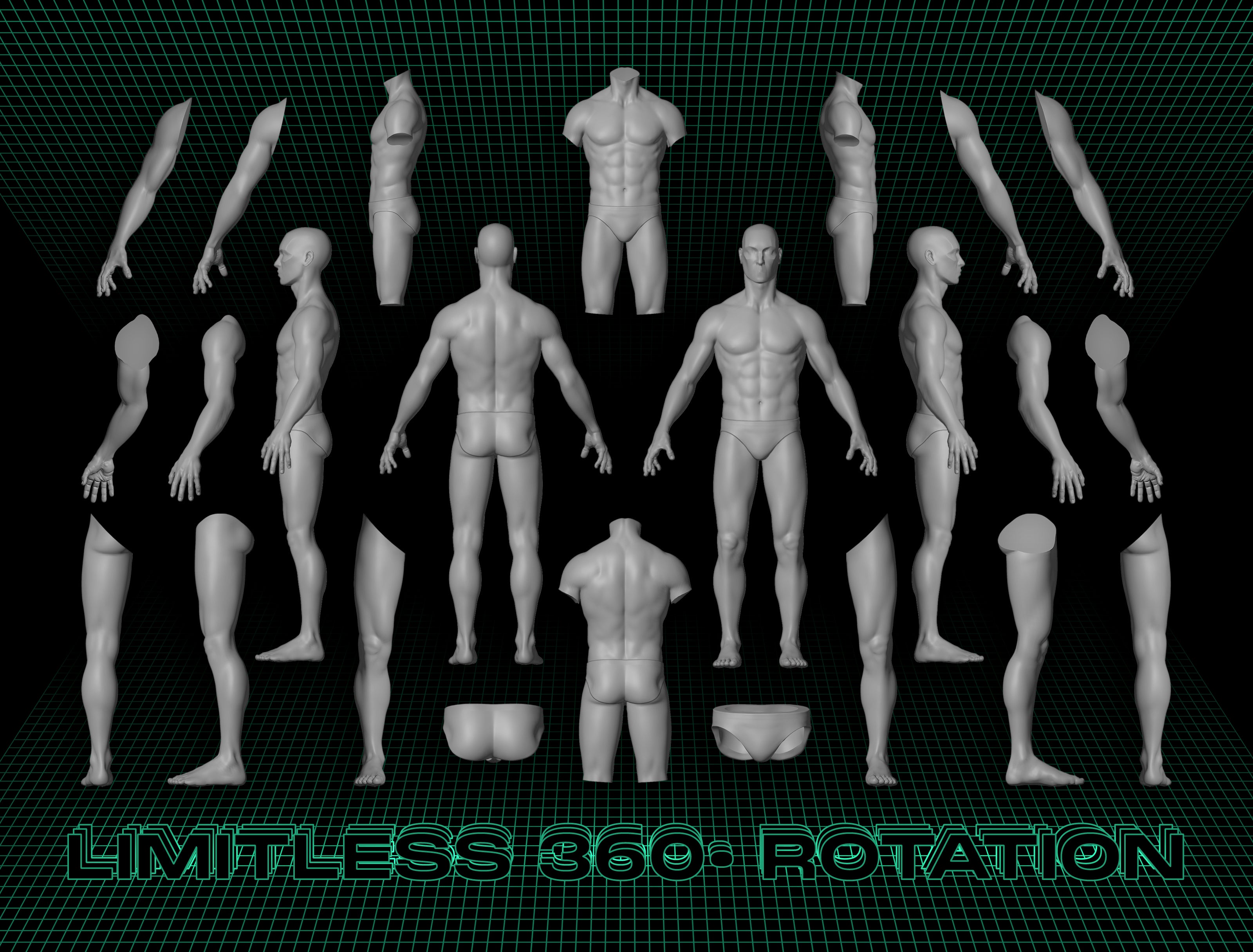 3D Tattoo Models| Model Humans Collection | Tattoo Smart