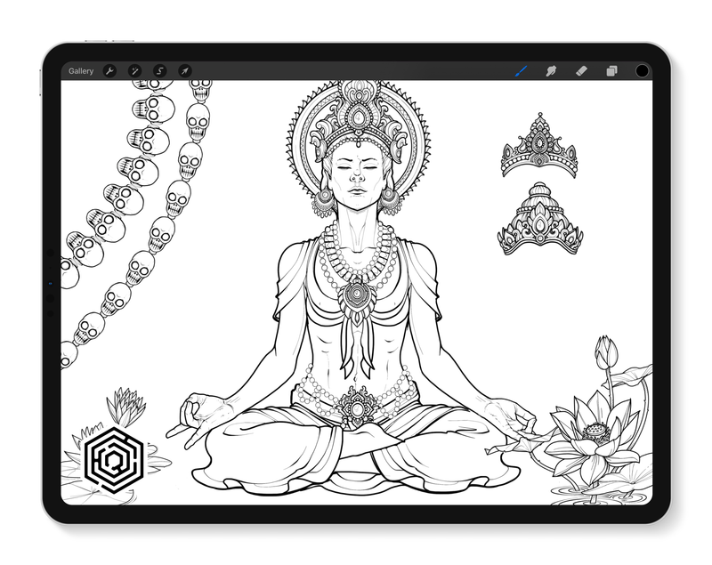 Linework Tattoo | Dharma Vol. 1.2 | Tattoo Smart