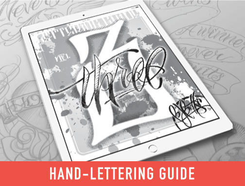 eBook - Lettering Guides 1-3 - Tattoo Smart