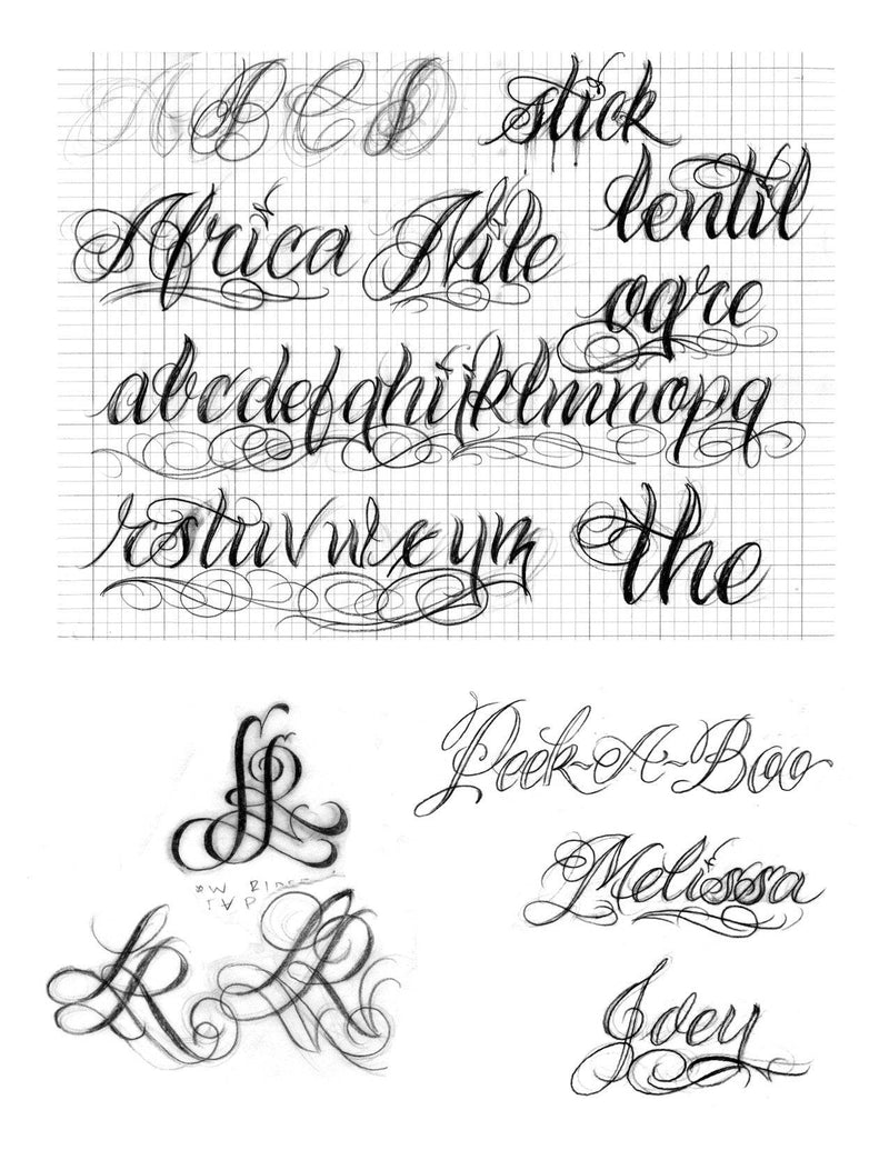 eBook - Lettering Guides 1-3 - Tattoo Smart