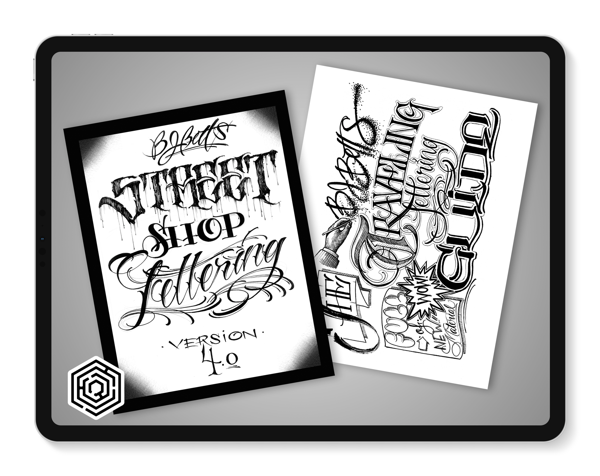 BJ Betts - The Graphic Art of Tattoo Lettering – BELZEL BOOKS