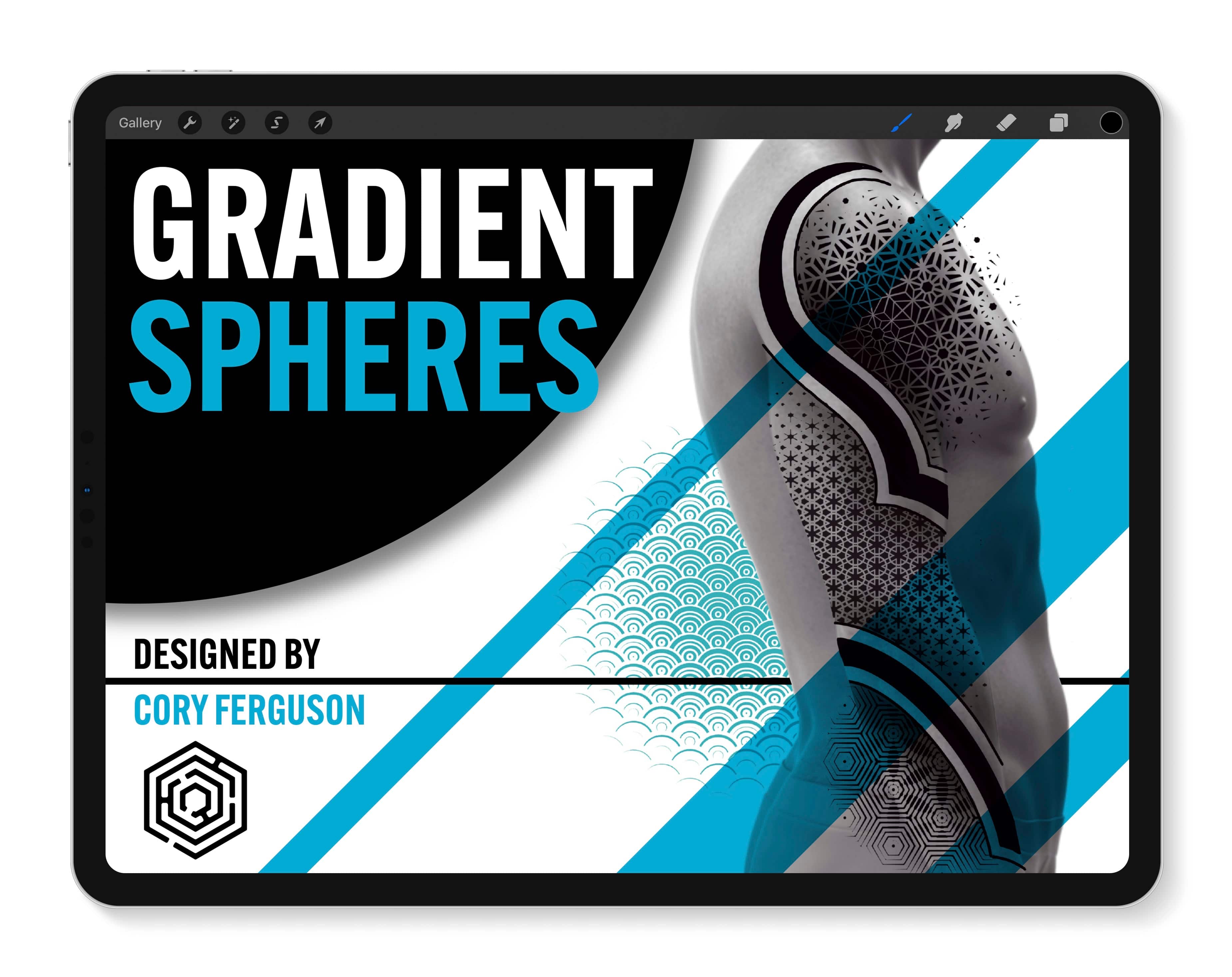 Geometric Tattoo | Gradient Spheres | Tattoo Smart