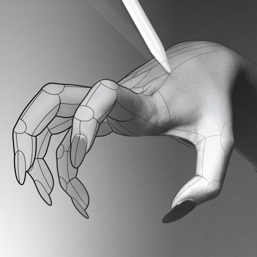 Flash Stamps - Lady Fingers - Tattoo Smart