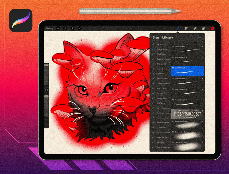 Procreate Brushes by Mike Stockings | Tattoo Smart