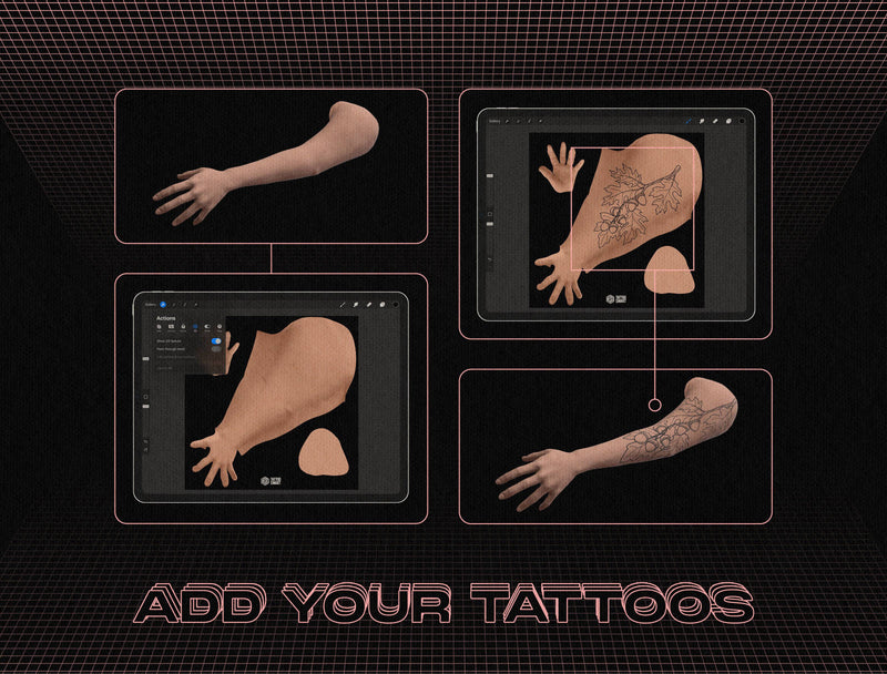 3D Model - Model Humans: Norma - Tattoo Smart