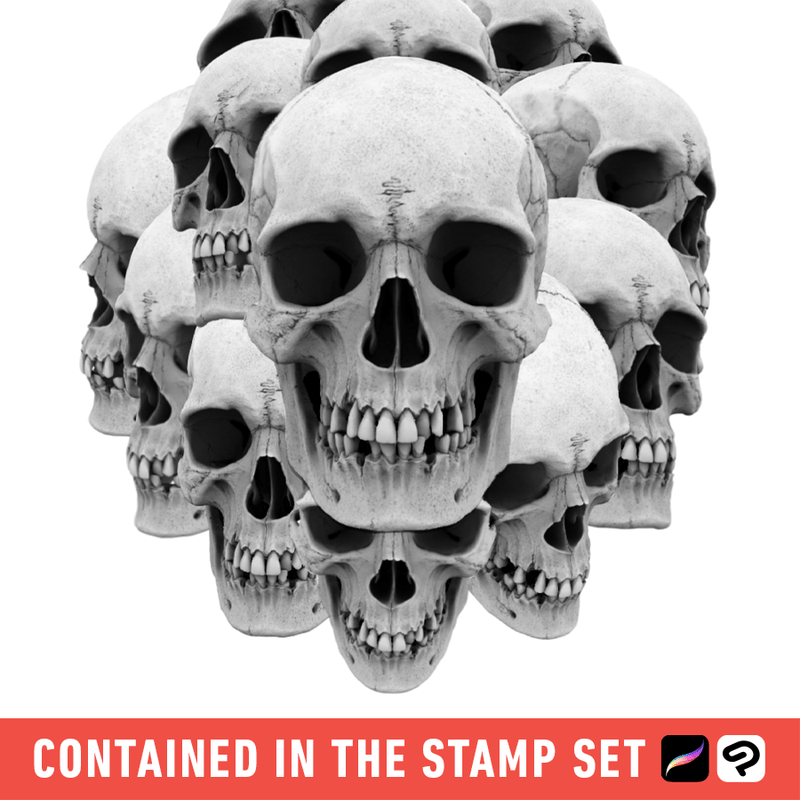 Asset Library - Pile of Skulls - Tattoo Smart