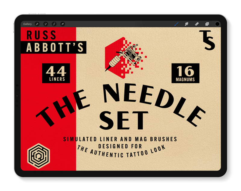 Brush Set - The Needle Set - Tattoo Smart