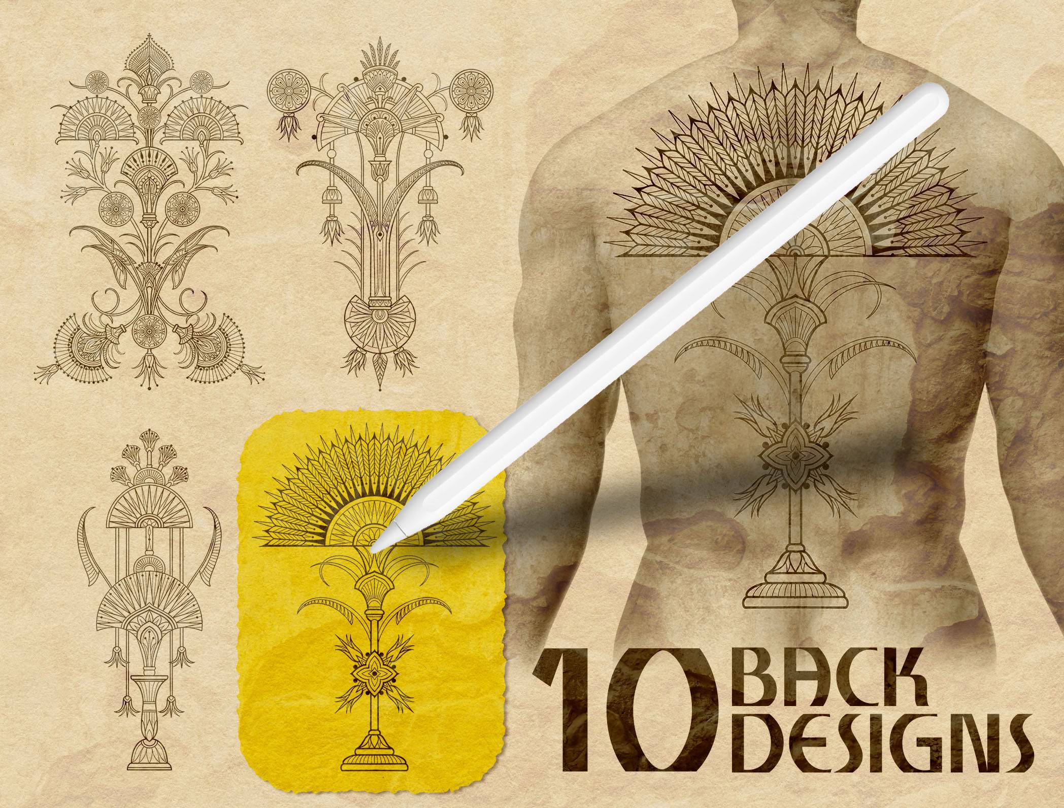 Fine Line Flower Tattoo | Egyptian Flowers | Tattoo Smart