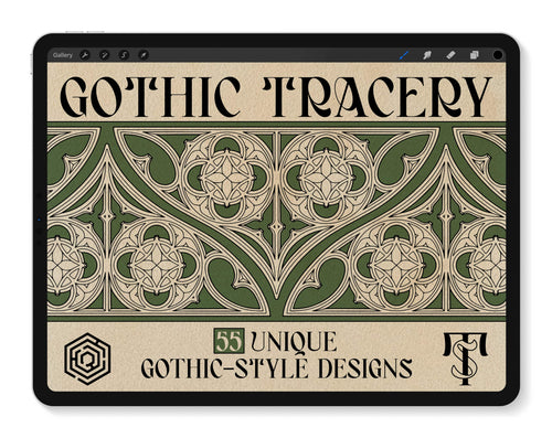 Gothic tattoo design | Gothic Tracery | Tattoo Smart