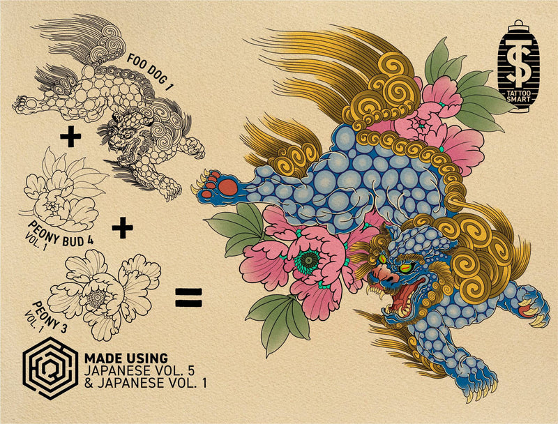 Flash Stamps - Japanese Vol. 5: Mythology - Tattoo Smart