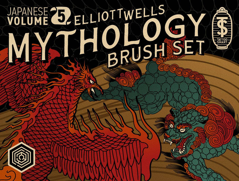 Flash Stamps - Japanese Vol. 5: Mythology - Tattoo Smart