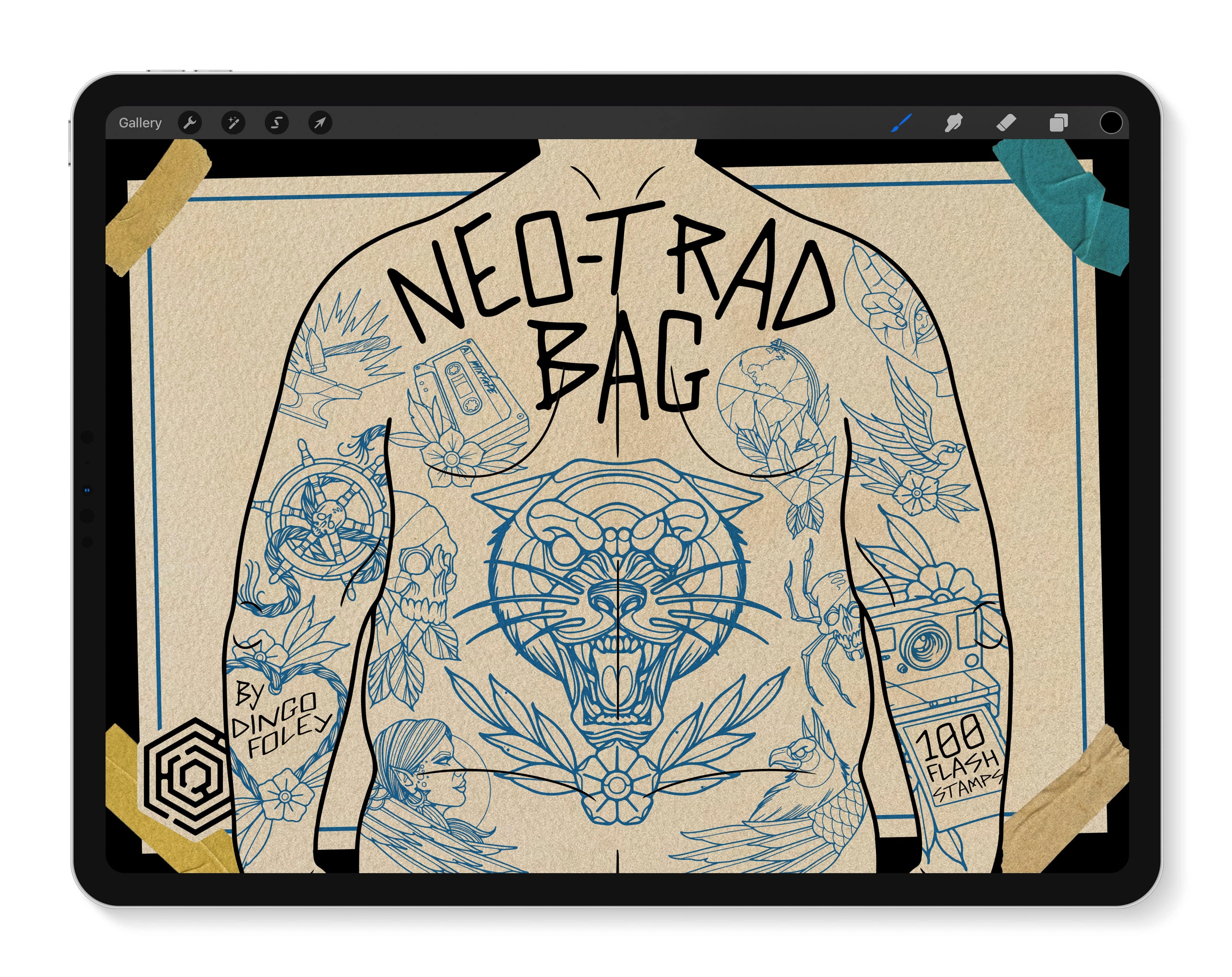 Flash Stamps - Neo-Trad Bag - Tattoo Smart
