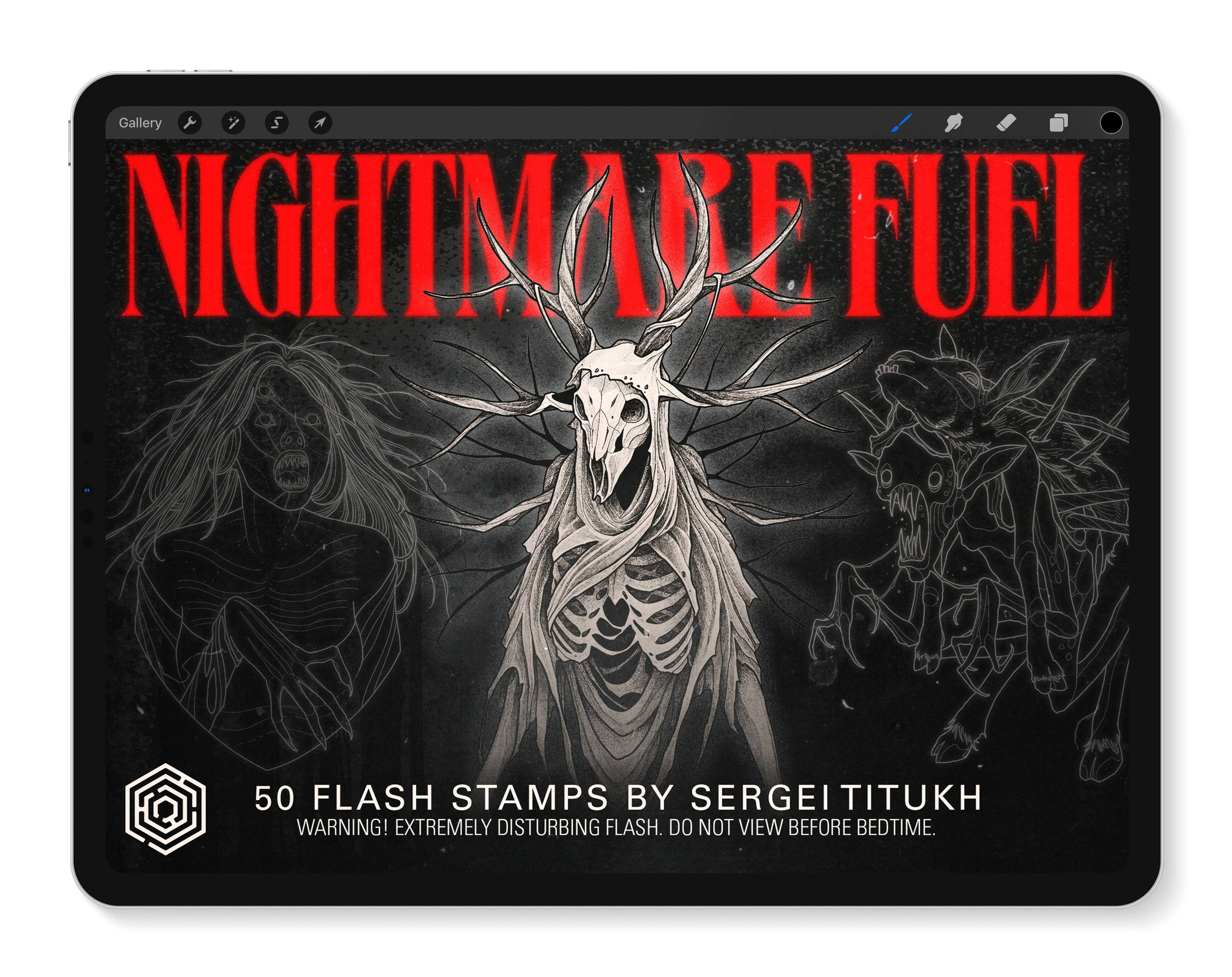 Flash Stamps - Nightmare Fuel - Tattoo Smart