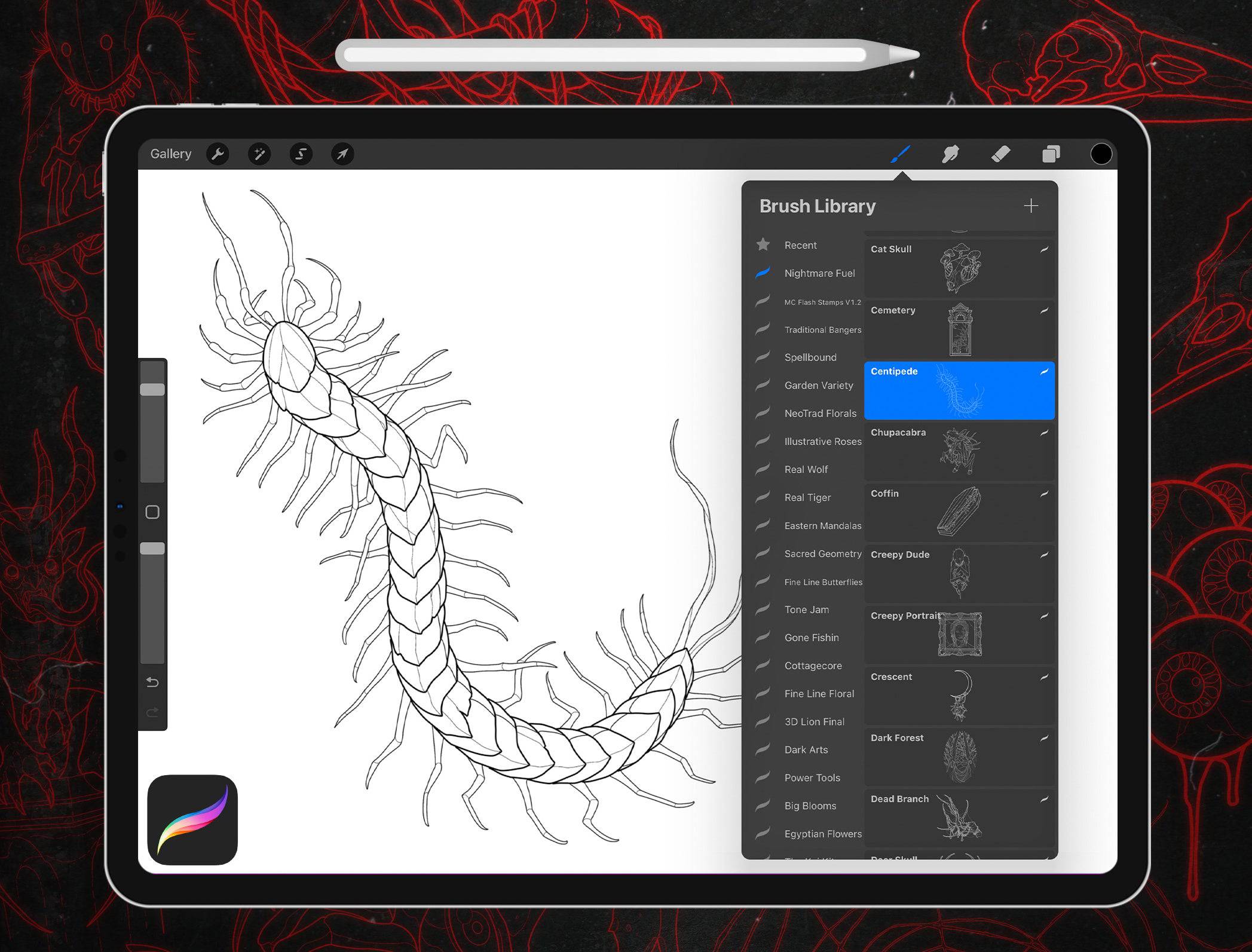 Flash Stamps - Nightmare Fuel - Tattoo Smart