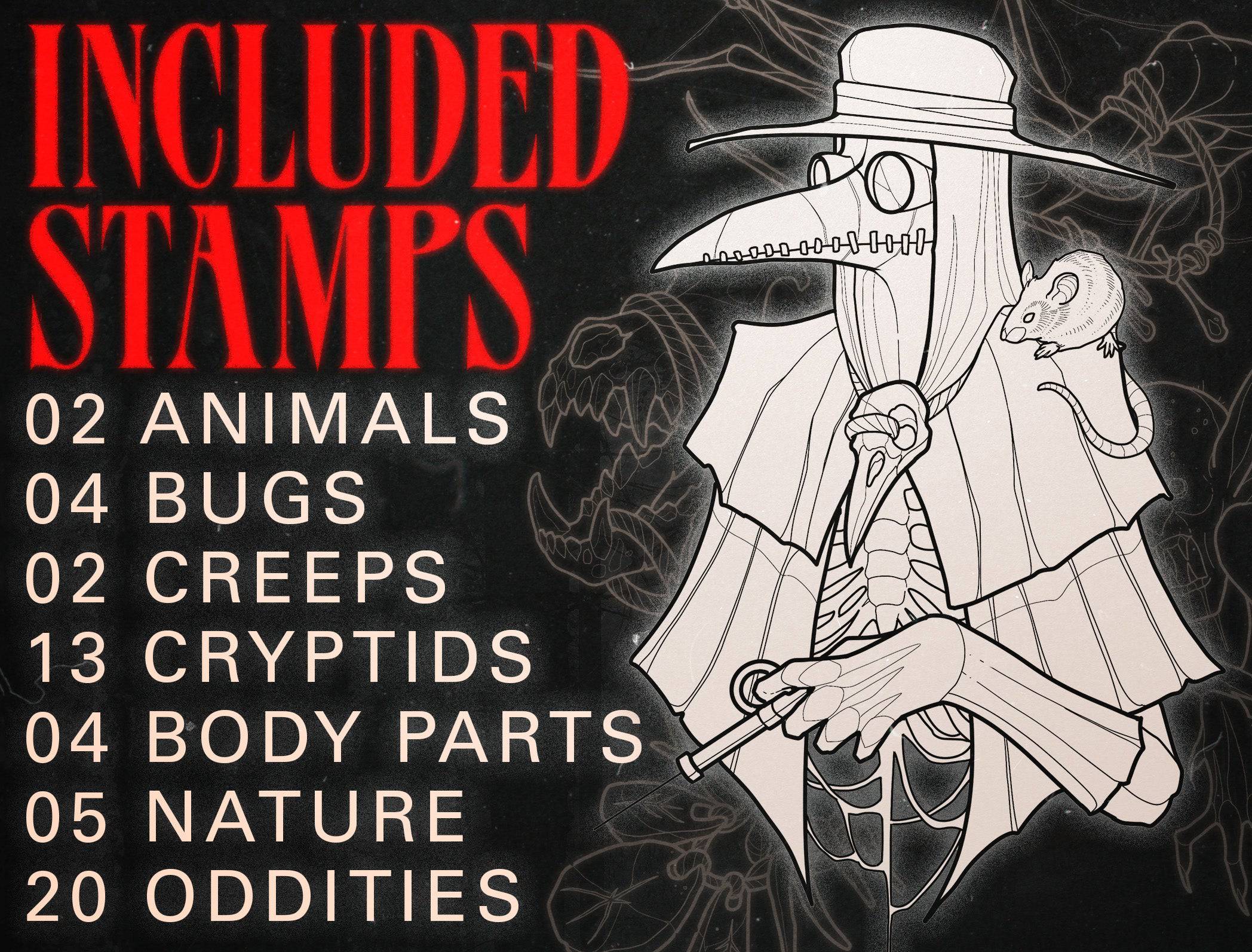 Flash Stamps - Nightmare Fuel - Tattoo Smart