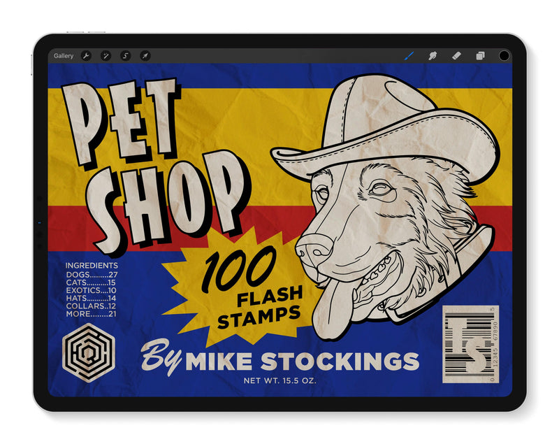 Flash Stamps - Pet Shop - Tattoo Smart