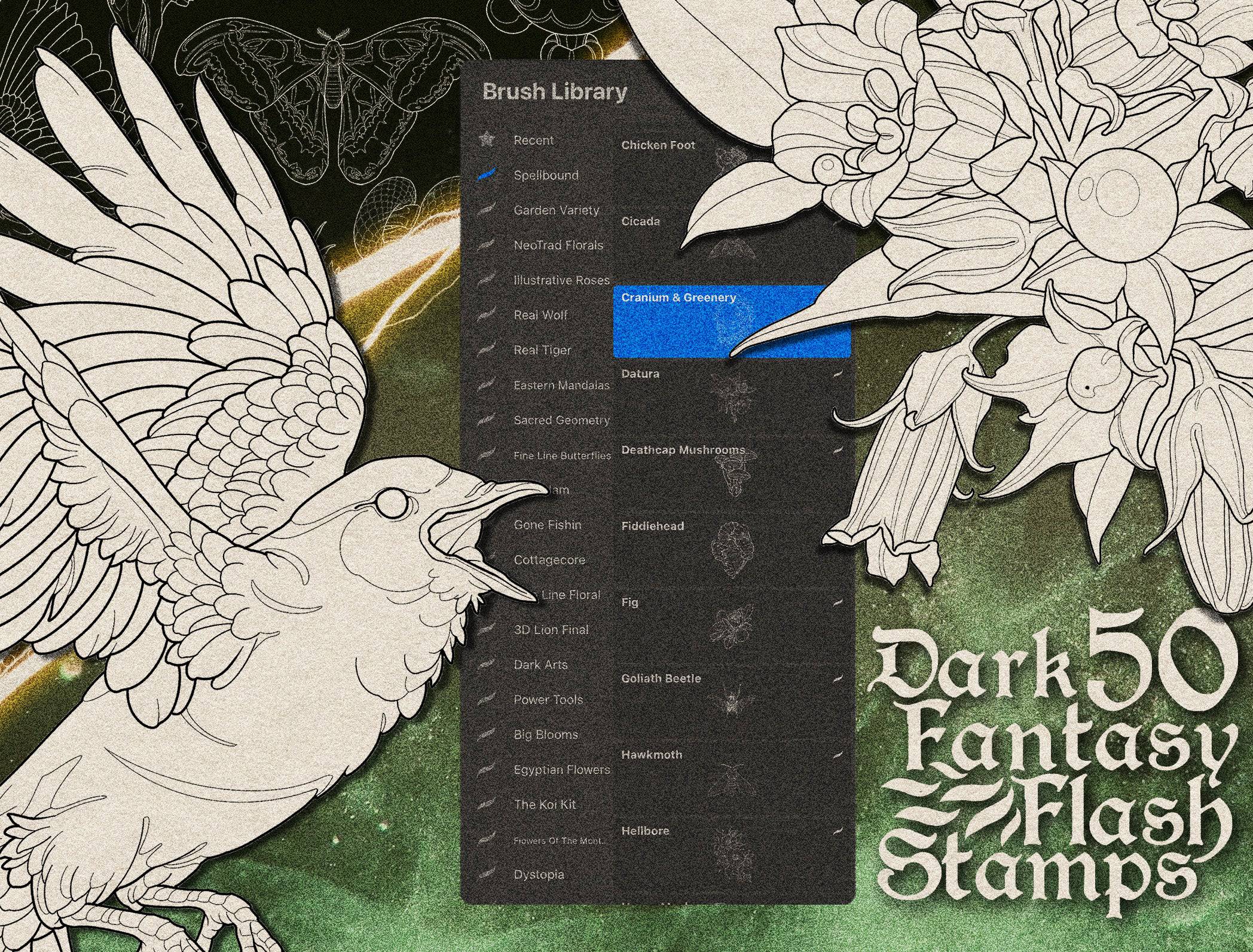 Flash Stamps - Spellbound - Tattoo Smart