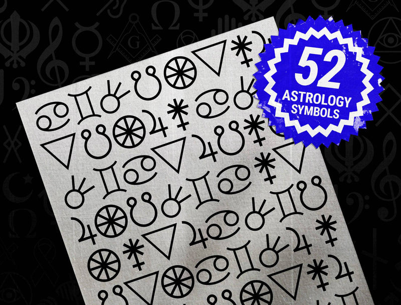 Flash Stamps - Symbols - Tattoo Smart