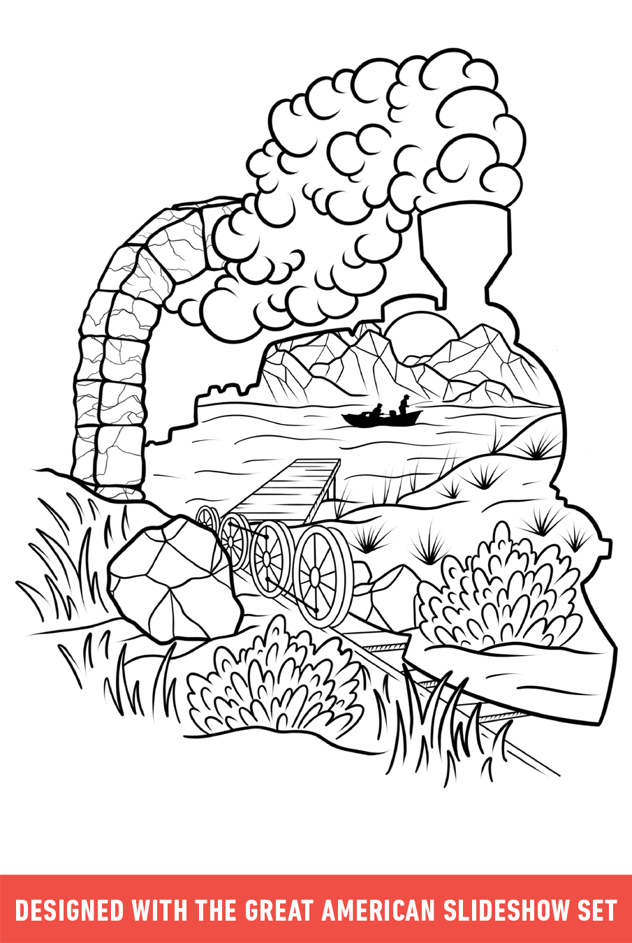 Flash Stamps - The Great American Slideshow - Tattoo Smart