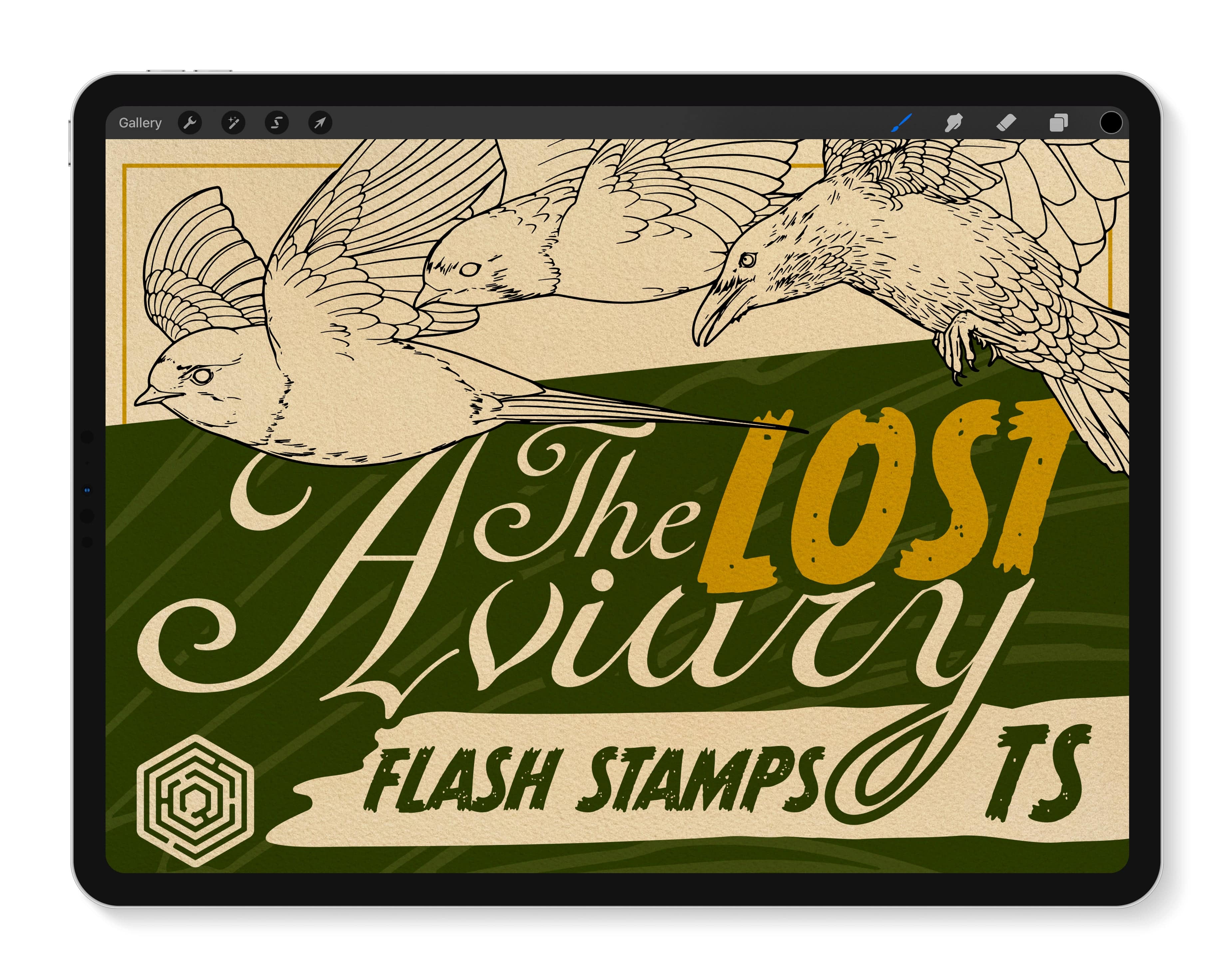 Flash Stamps - The Lost Aviary - Tattoo Smart