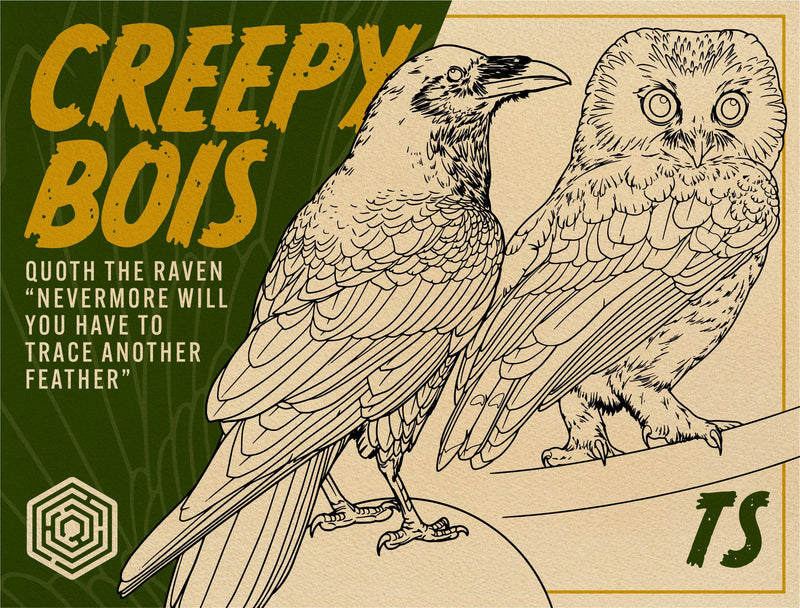 Flash Stamps - The Lost Aviary - Tattoo Smart