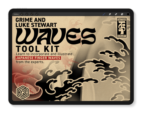 Waves by Grime & Luke Stewart - Tattoo Smart