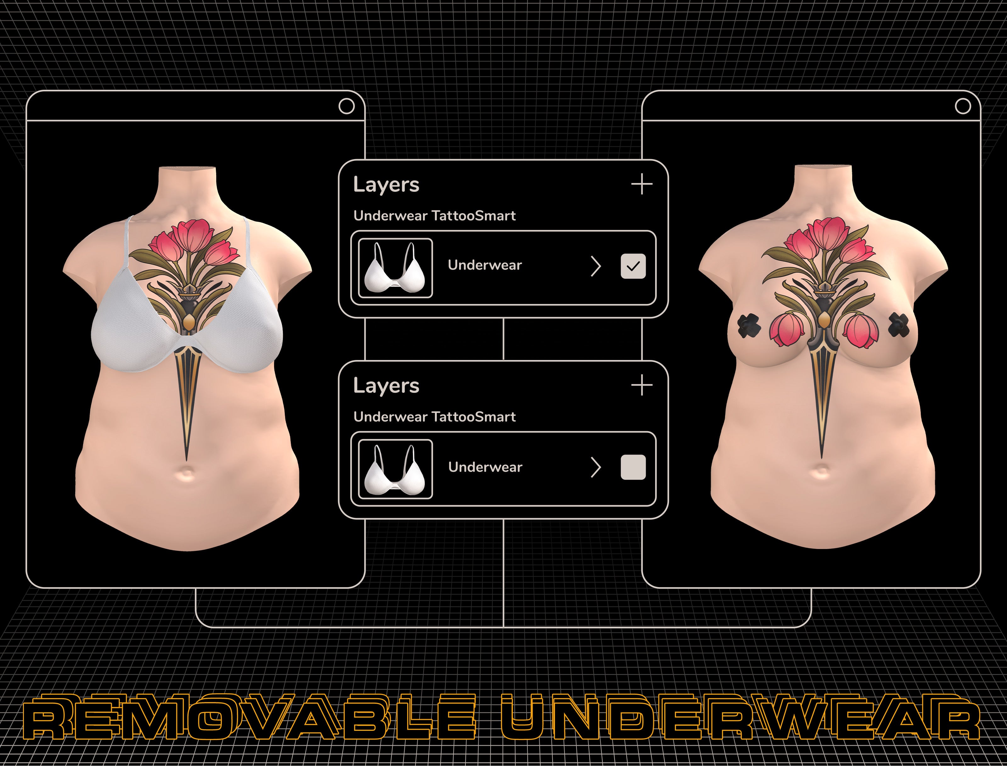 3D Tattoo Models | Tattoo Smart