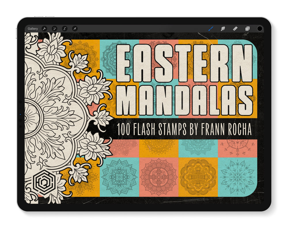 Flash Stamps - Eastern Mandalas - Tattoo Smart