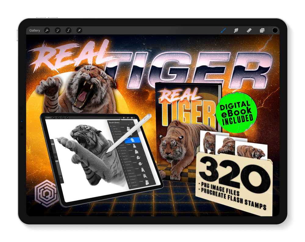 Asset Library - REAL Tiger - Tattoo Smart
