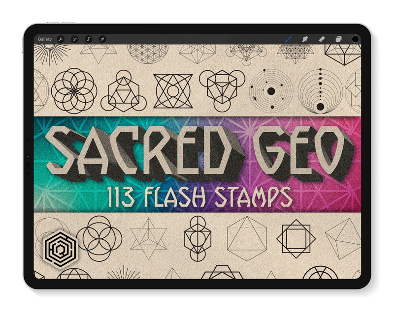 Flash Stamps - Sacred Geo - Tattoo Smart