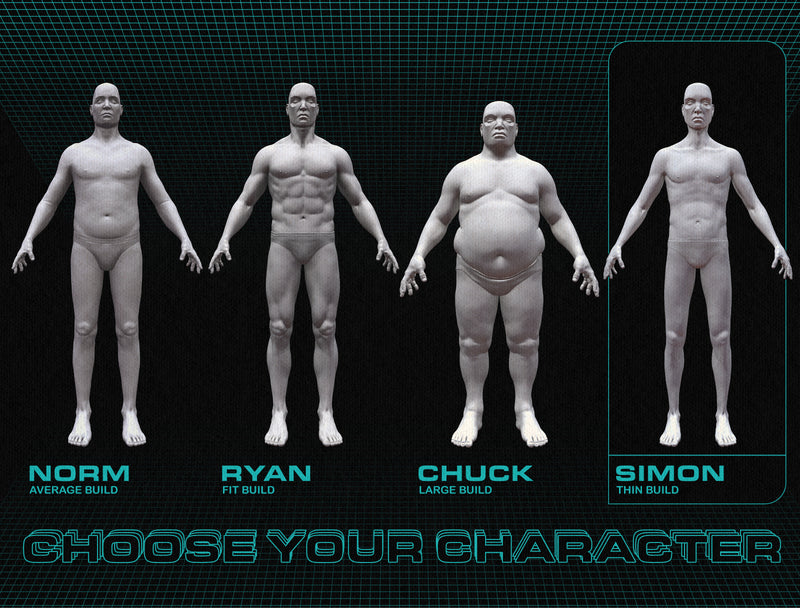 Templates - Humans - Humans - Male Body