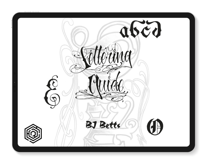 Lettering Guides 1-3| Lettering Guides 1-3 | Tattoo Smart