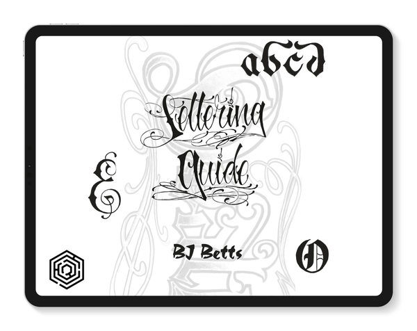 Lettering Guides 1-3| Lettering Guides 1-3 | Tattoo Smart