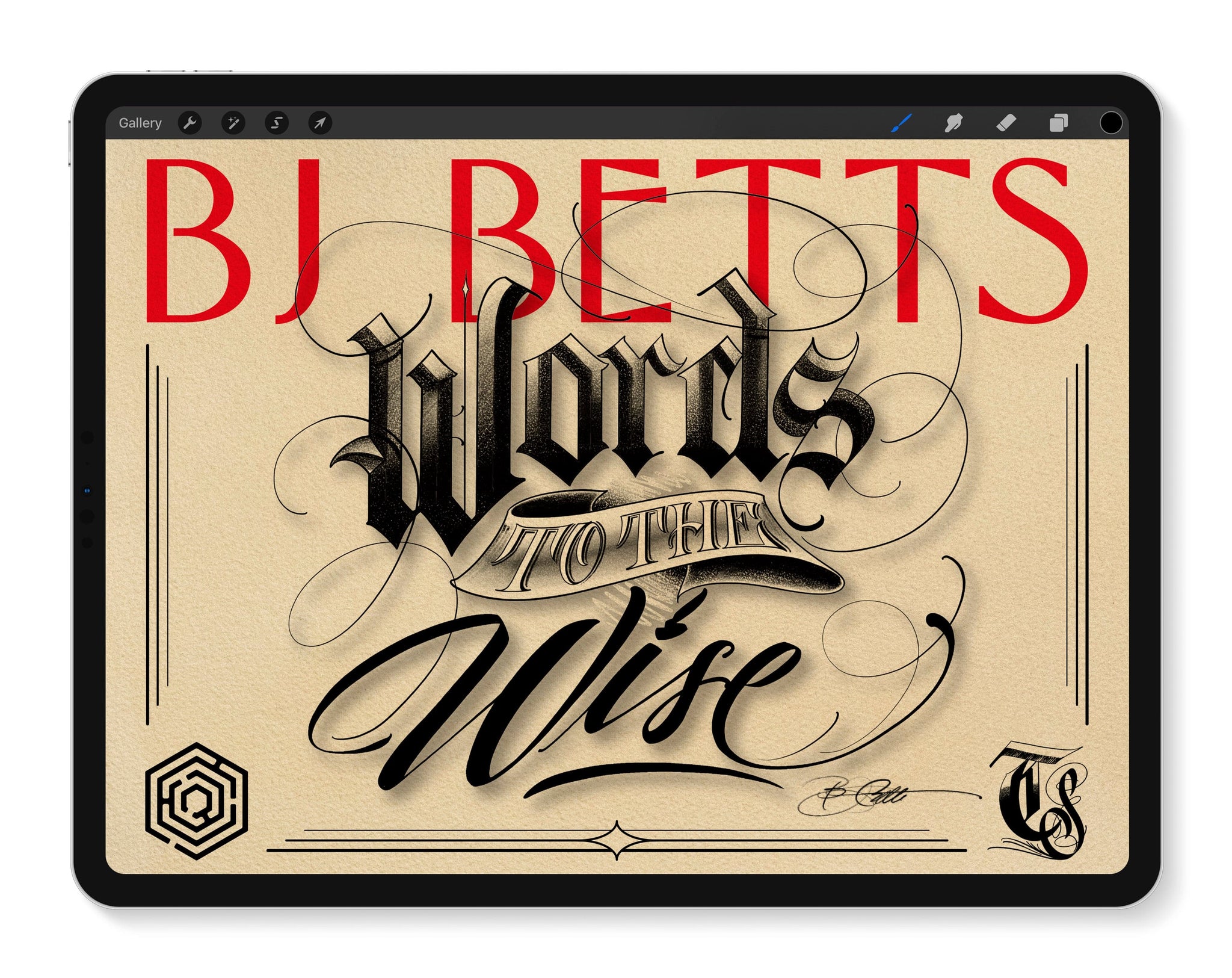 Words to the Wise | Lettering Tattoo Flash Designs