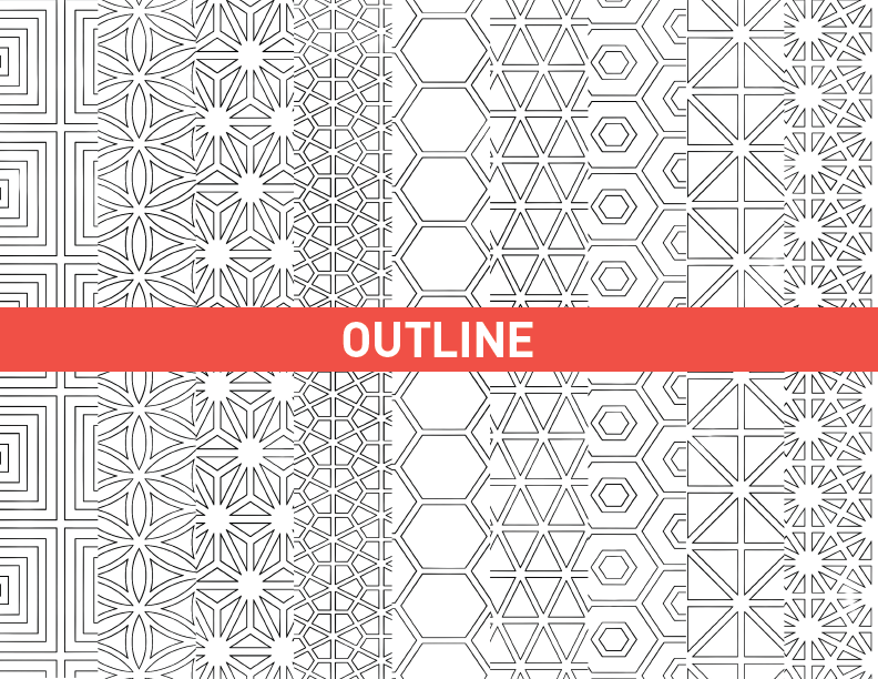 Cool Polygon Pattern Cool Geometric Design