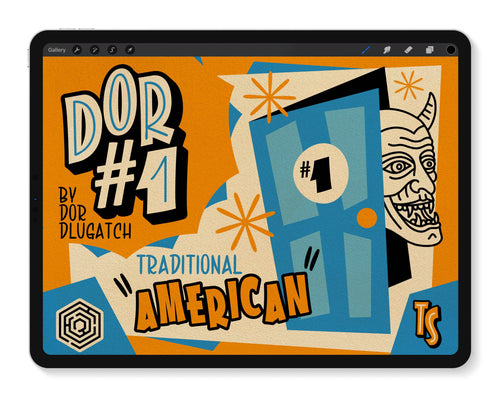 Traditional American Tattoos | Procreate Flash Stamps