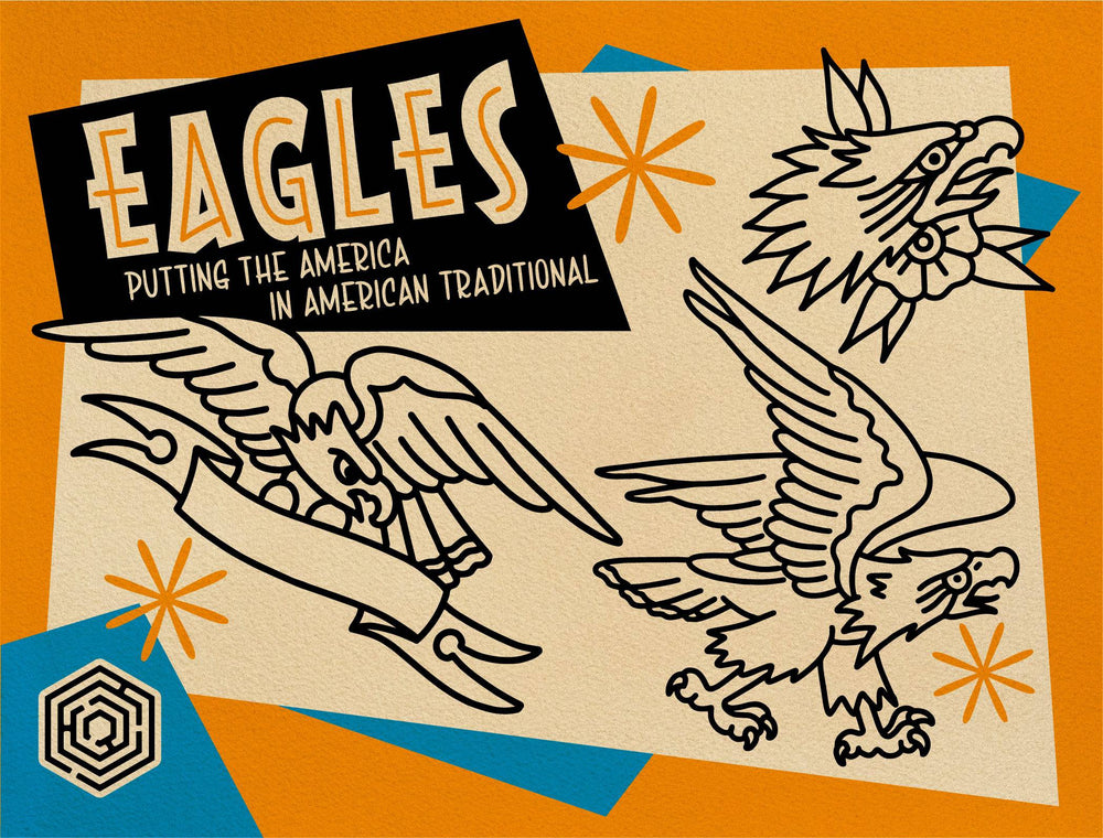 Traditional American Tattoos | Procreate Flash Stamps