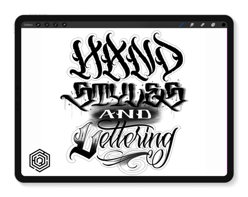 Lettering Tattoo Brushes and Hand Styles | Tattoo Smart