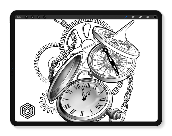 TATTOO GIVEAWAY PIECE! I did this piece for free from my last giveaway!  Thanks for looking!! #rose #stopwatch #clock #realism #tattooshop... |  Instagram