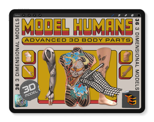 Procreate 3D Tattoo Models | Tattoo Smart