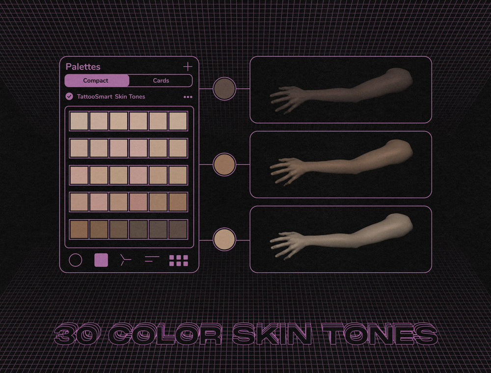 Procreate 3D Models for Tattoos | Erika | Tattoo Smart