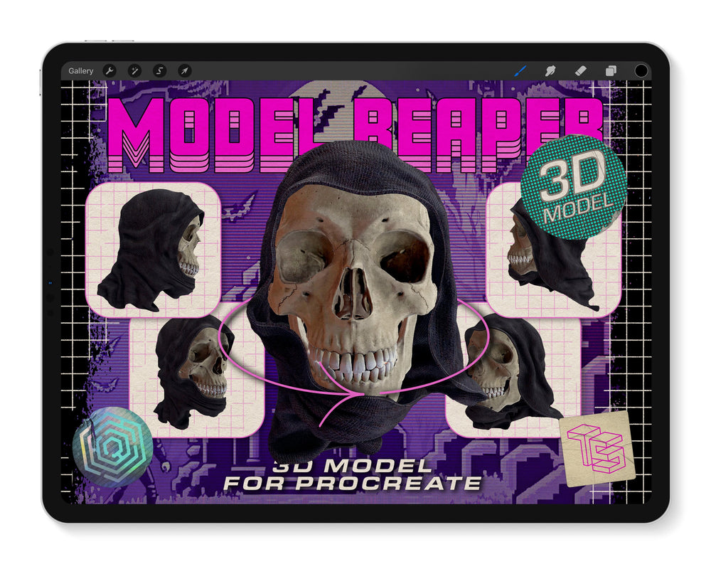 3D Model - Model Reaper - Tattoo Smart