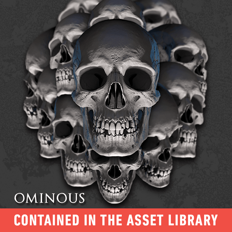 Asset Library - Pile of Skulls - Tattoo Smart