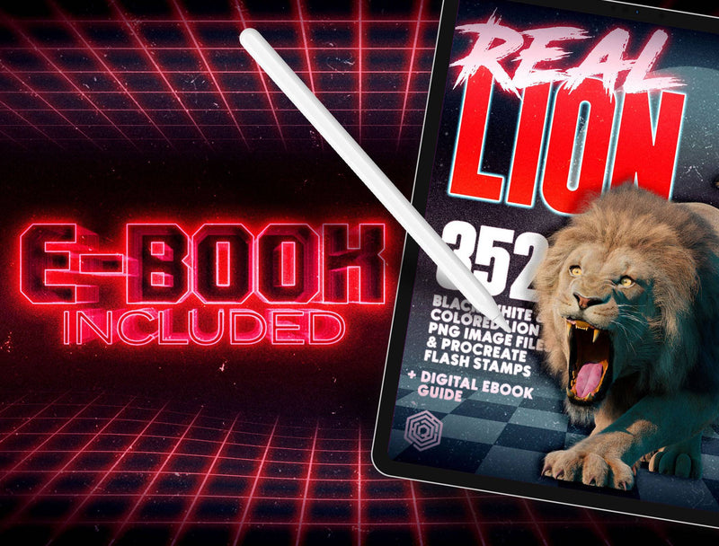 Asset Library - REAL Lion - Tattoo Smart